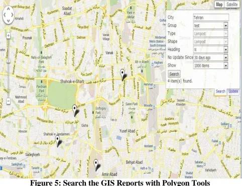 Figure 6: Data Entry and Updating from GIS Maps using Polygon and Spatial Databases 