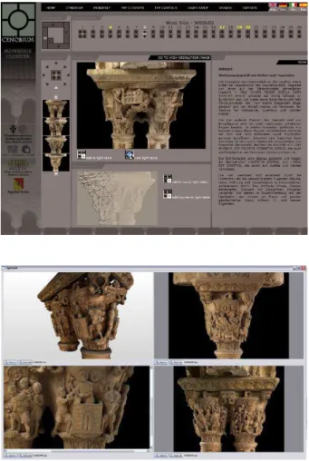 Fig. 2: We used geometric processing to estimate the shape similarity  between two artworks, a bronze horse statuette and a drawing, and to find 