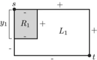 Fig. 8. An L-shape destructible layout. Fig. 9. Setting the height of the first rectangle in an L-shape destruction sequence.