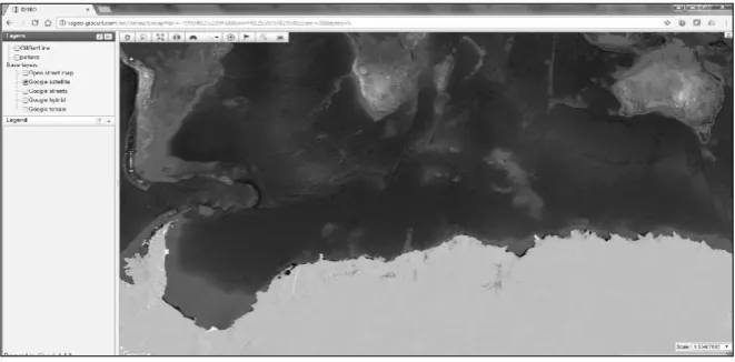 Fig. 7. One of the standard cartographic images 