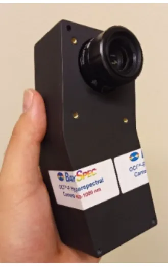 Figure 3. Shows the BaySpec hyperspectral camera used for recording these values. The range of the  camera is from 400 to 1000 nm
