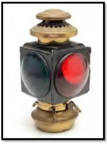 Figure 1.2: The kerosene lamp traffic light 1908 