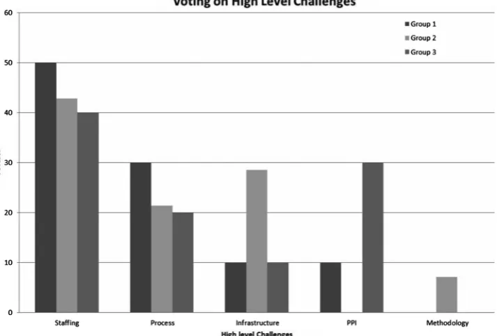 Figure 1Focus group ranking of high-level themes Patient and Public Involvement (PPI).