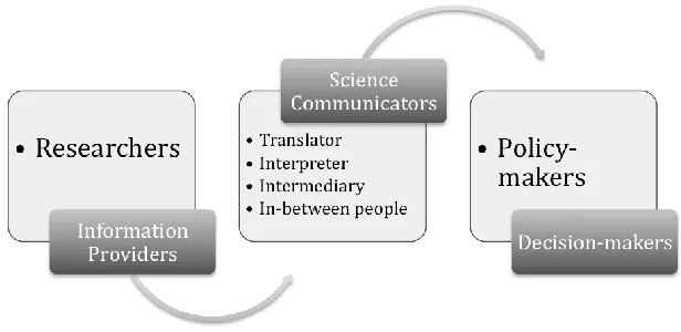 Figure 1: Roles and Responsibilities at the science-policy interface 
