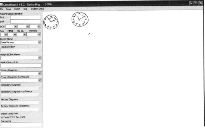 Figure  3.1:  Appearance  of Clocksketch  Program  Upon  Startup;
