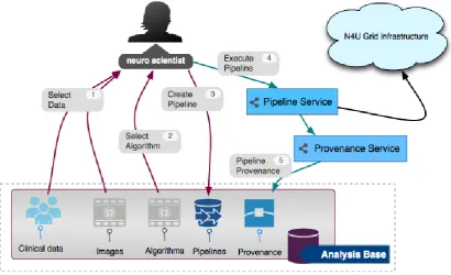 Figure 9: A neuroscientist using the N4U Virtual Laboratory for her analysis 