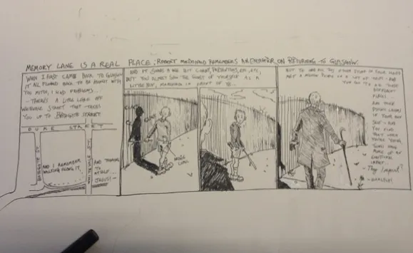 Fig. 8: Detail from Duke Street Dialectogram, Mitch Miller, 2012