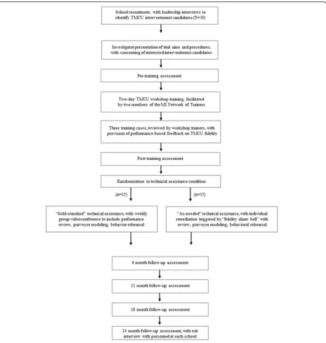 Fig. 2 CONSORT flow diagram for TMCU interventionists
