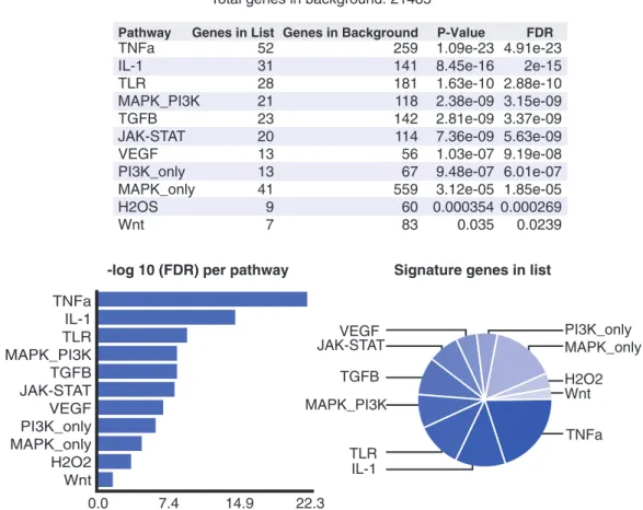 Figure 4. SPEED analysis of downregulated genes in high-risk AML patients with CEBPa mutations