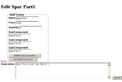 Figure 23. Automated Generation of Web Forms 
