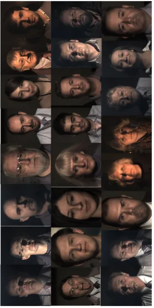 Figure 4.3: Representative examples taken from the Photoface database.