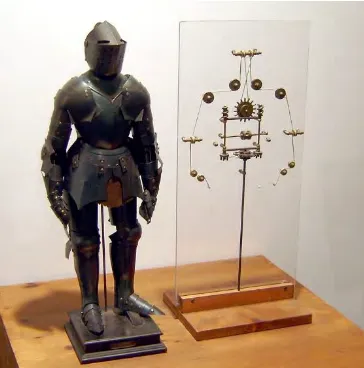 Figure 1.1: Model of ‘The da Vinci robot’ with internal mechanism (Endourol, 2006) 