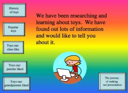 Figure 4: Interactive presentation screen in PowerPoint 