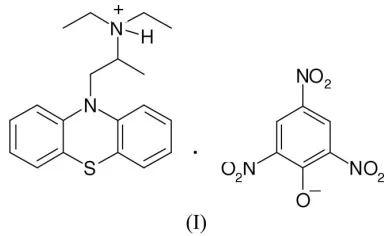 Fig. 1. Bond lengths and angles can be regarded as normalA perspective view of the title compound, (I), is shown inhydrogen bonds and several weak C—Hshown in Figs