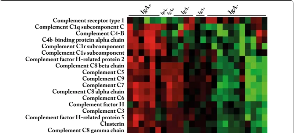 Fig. 4 ROC curves for complement scores, systolic blood pressure and eGFR