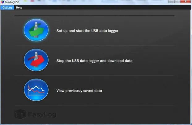 Figure 2.6 The User Interface of Easylog USB 