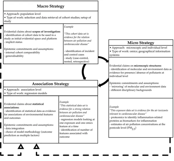 Figure 2. Reconstruction of the relations between the macro, micro and association strategies