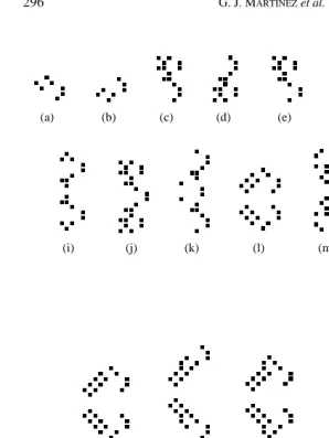 FIGURE 4Twenty two compound gliders in the Diffusion Rule CA: (a)