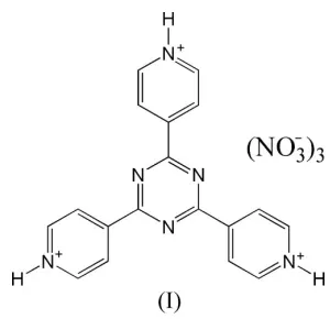 Fig. 2 shows that the packing in (I) is different from that intpt, possibly owing to protonation and distortion