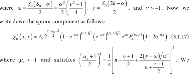 Table 3. List of magnetic field configurations in graphene with the energy eigenvalue and the supersymmetric potential (Schrödinger potentials) of each case [14]