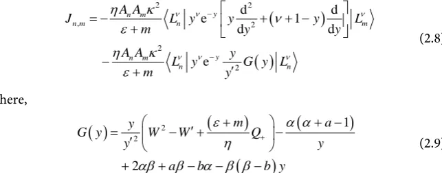 Table 1. Few interesting coordinate transformations that are very useful in our approach which will be used to obtain different class of solvable potentials