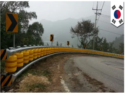 Figure 2.1 safety divider road