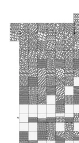 FIGURE 8Patterns calculated by de Bruijn diagrams up to 10 generations.