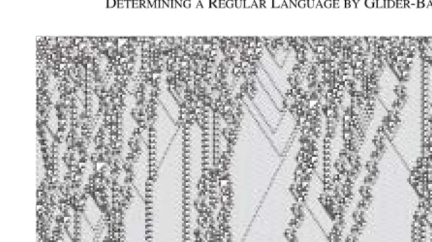 FIGURE 1Random evolution in Rule 110.