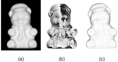 Fig. 5. Definition of angles and the two possible surface normals. �Forused in Section 4