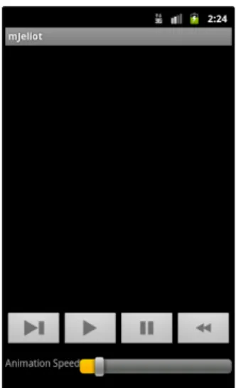 Figure 6.6: The Android client’s remote activity