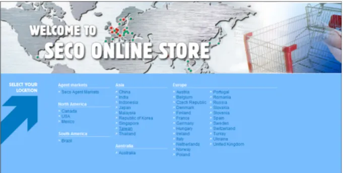 Figure	  6	  –	  Landing	  Page	  
