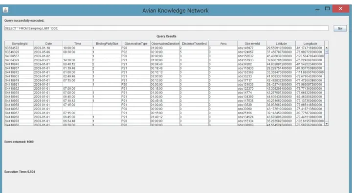 Figure 7: Example of a successful query 