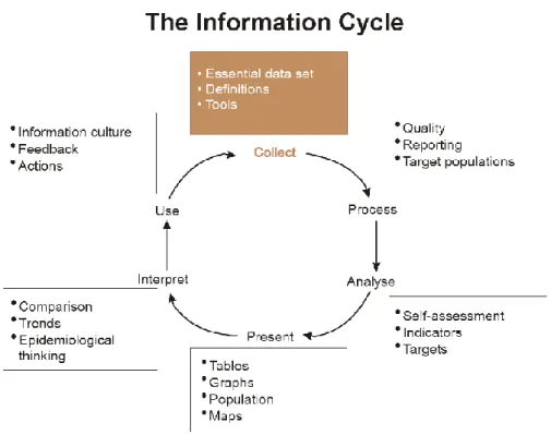 Figure 3.1 Information Cycle of HMIS 
