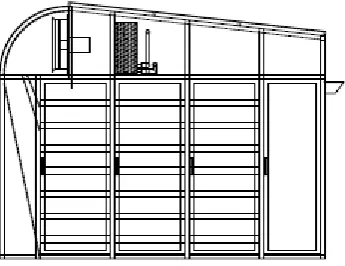 Figure1.3: The drying chamber, and in the middle, is the trays, (Misha .S,2013) 