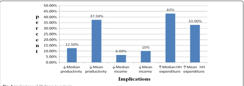 Fig. 1 Implications of TB illness to patients
