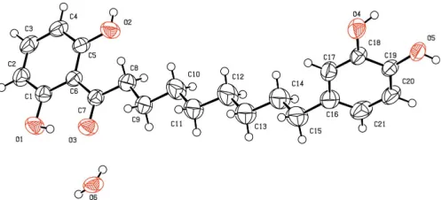 Figure 1Molecular structure of (I), showing the atom labeling and displacementellipsoids drawn at the 50% probability level.