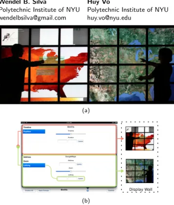 Figure 1: BirdVis and Google Maps synced (Top) and its interaction interface on an iPad (Bottom).