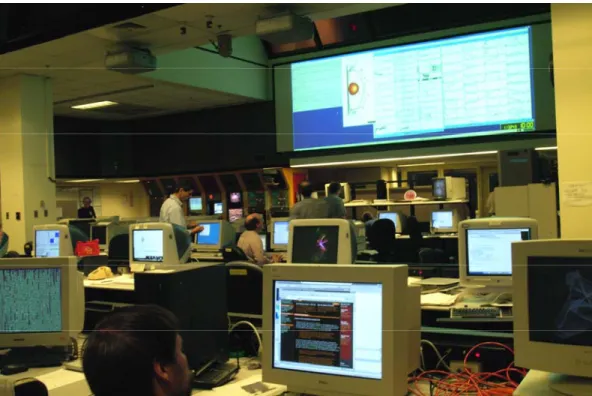 Figure 3: Shared Display Wall deployed in the NSTX control room of Princeton Plasma Physics Lab