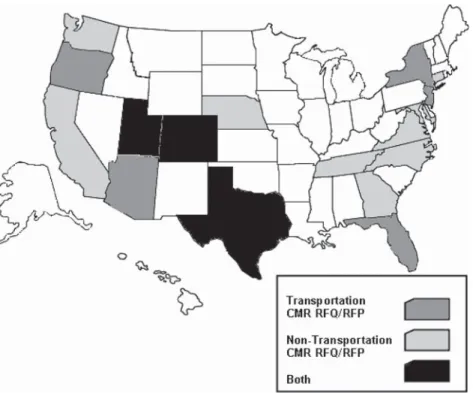 FIGURE 7 Locations of solicitation documents used in the content analysis.