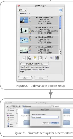 Figure 20 – JobManager process setup