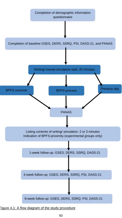 Figure 4.1: A flow diagram of the study procedure 