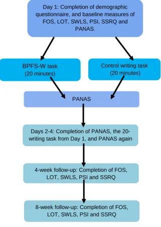 Figure 5.1: A flow diagram of the study procedure 