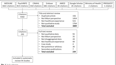 Fig. 1 Study selection