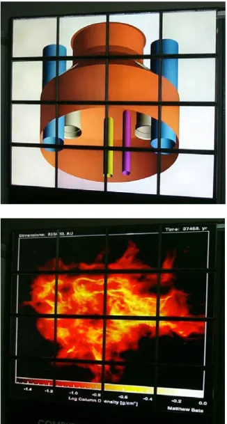 Fig 12:  Image viewer on tiled display