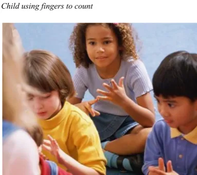 Fig. 3  Child using fingers to count