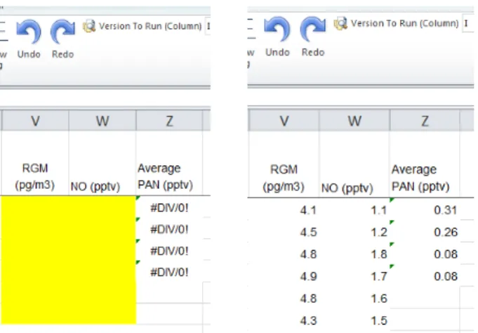 Figure 5.  Fine-grained undo (left) and redo (right) allows researchers to  visually step through the data processing