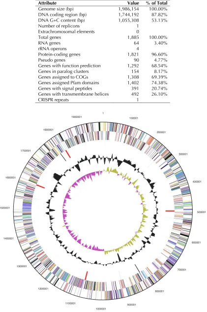 Table 3. Genome Statistics 