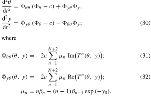 Fig. 3 by the branch 1-2-3-4-6. The corresponding pointsof extremums in phase speed c, the ﬁrst harmonic η1, andsteepness are presented in Table 1.