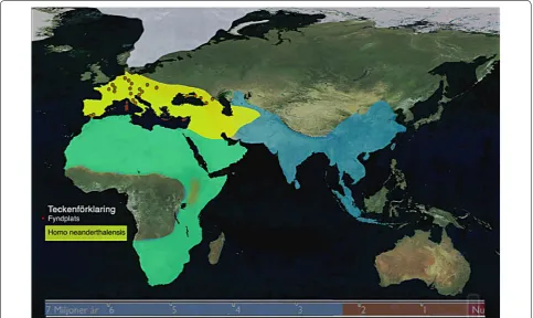 Fig. 1 A visualization with the animated “current time cursor” positioned to the far right (i.e