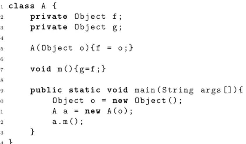 Figure 3.9: Java source